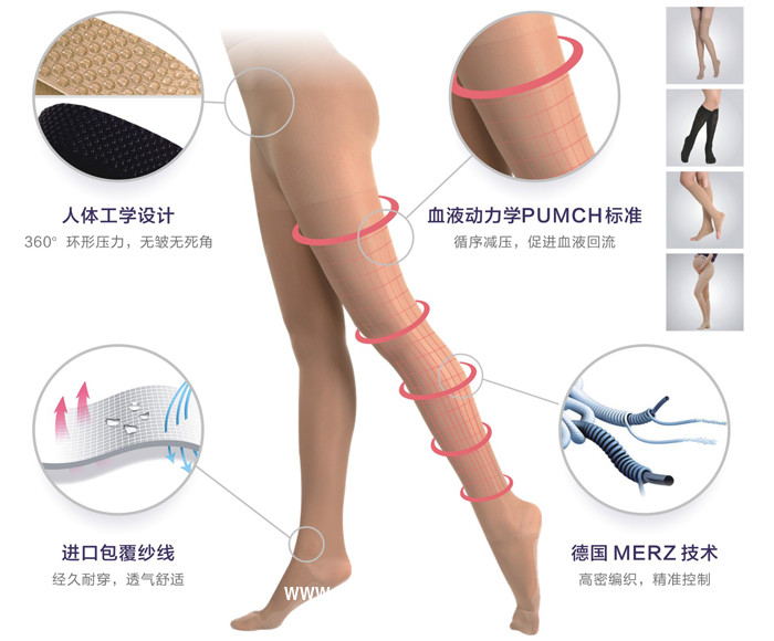 靜脈曲張襪 彈力襪 醫(yī)用壓力襪
