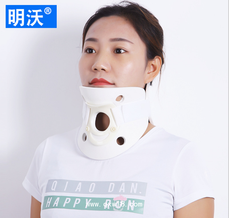 廠家供應(yīng) 頸托 脖子固定支具成人運(yùn)動(dòng)護(hù)具白色護(hù)頸頸托