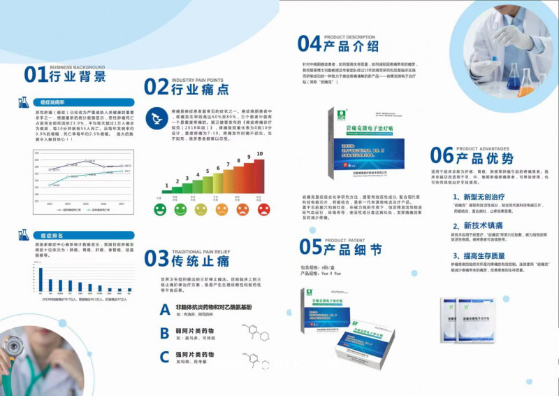 “巖痛克”微電子腫瘤止痛貼