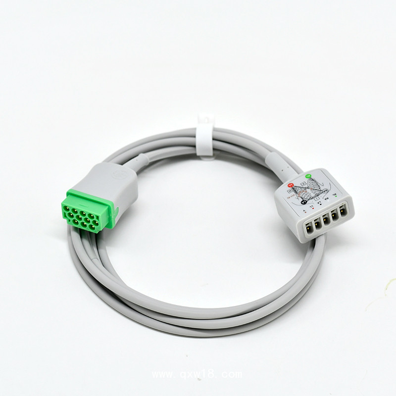 通用醫(yī)療-馬葵GE11針監(jiān)護儀心電主電纜導(dǎo)聯(lián)線五導(dǎo)分體主電纜