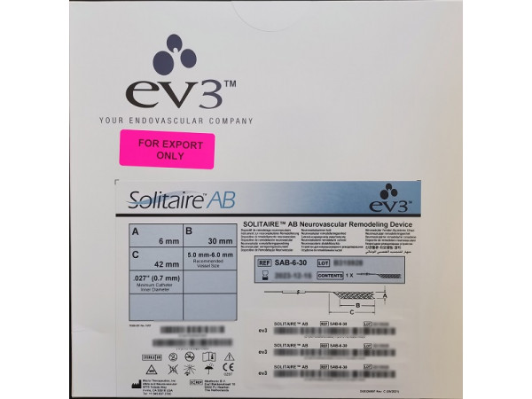 EV3顱內(nèi)血管支架/神經(jīng)血管重塑裝置SAB-6-30