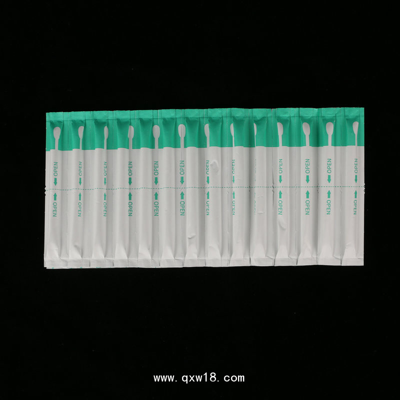 OEM貼牌代工一次性使用酒精棉簽/酒精棉棒/大頭棉簽醫(yī)用棉簽